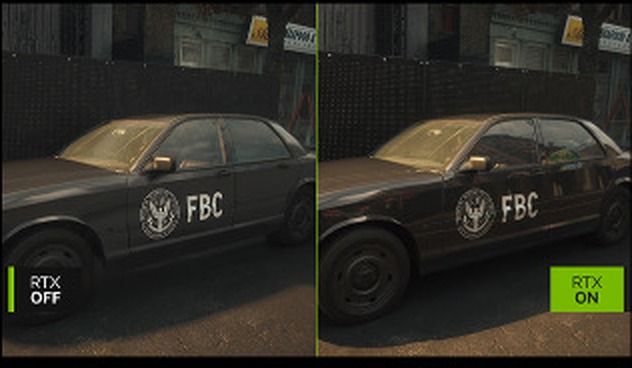 CONTROL Resonant path tracing RTX aan en uit