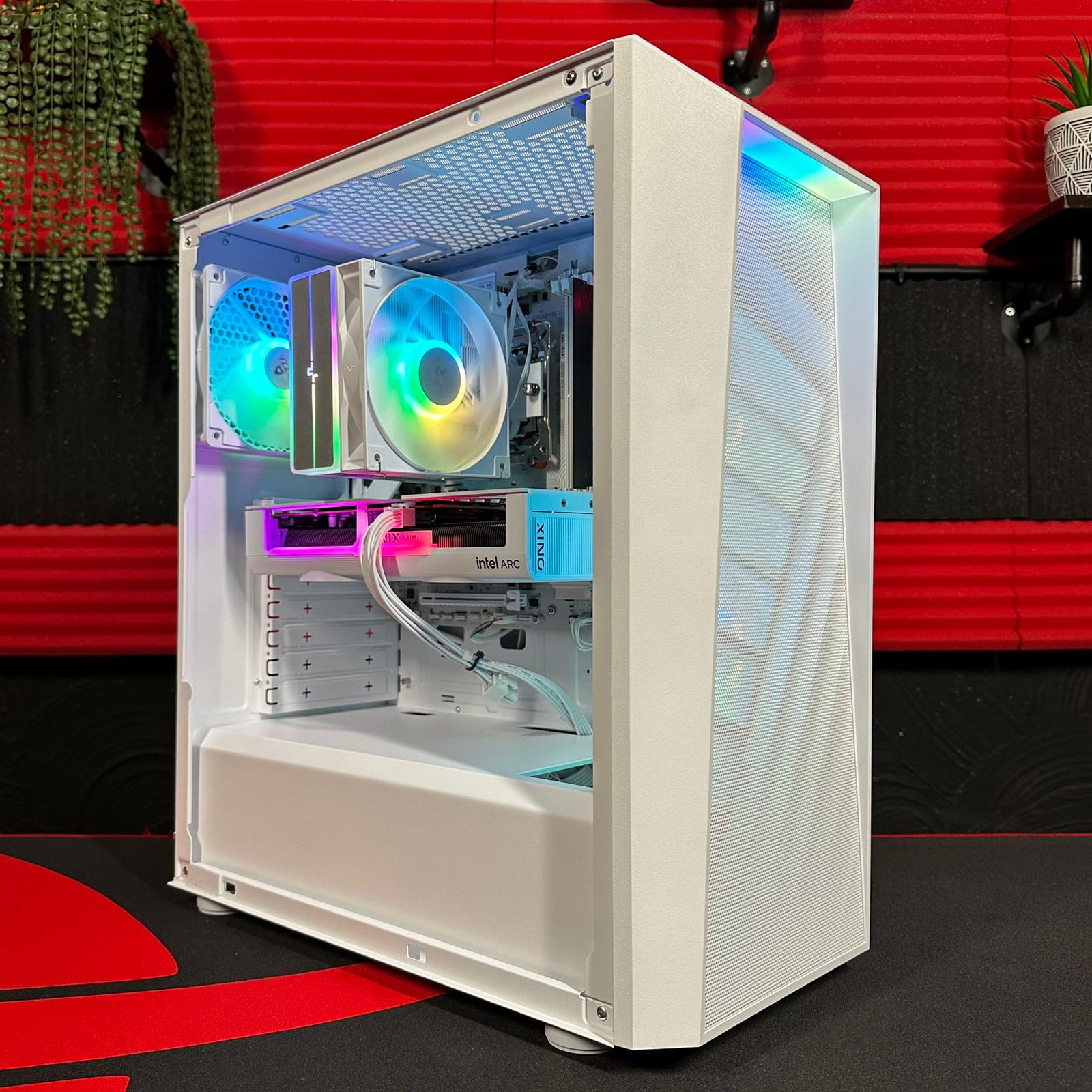 Firebreather Only1 A7558 AMD Ryzen 5 7500F 6-Core (12 threads) 3.7Ghz tot 5.0Ghz Intel ARC B580 12GB 1TB NVME SSD 16GB DDR5 RAM