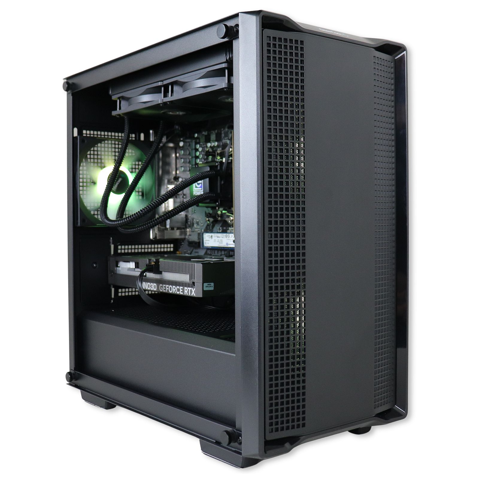 Firebreather Core I4450 Intel Core i5 14400F 10-Core (16 threads) tot 4.70Ghz Nvidia RTX 5050 8GB kaart 1TB NVME SSD 16GB DDR5