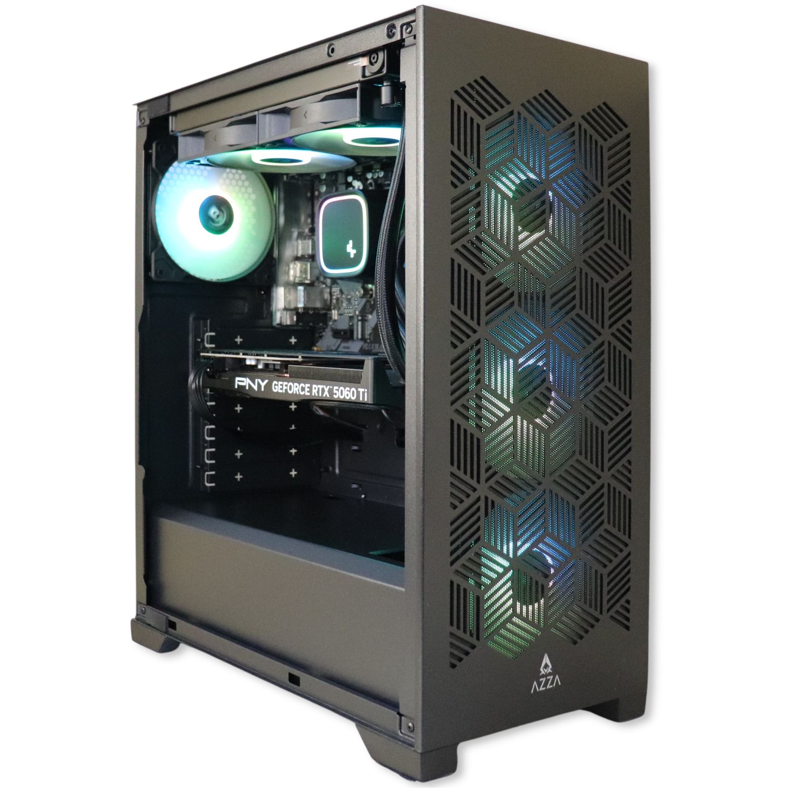 Firebreather Eden A7557X3D Gaming PC – AMD Ryzen 5 7500X3D | NVIDIA GeForce RTX 5060 Ti | 16GB DDR5 RAM | 1TB NVMe SSD