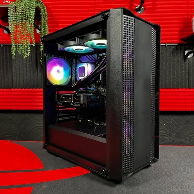 Firebreather Only1 I2996XT Intel Core i9 12900K 16-Core (24 threads) tot 5.2Ghz AMD Radeon RX 9060 XT 16GB grafische kaart 1TB SSD 16GB DDR4