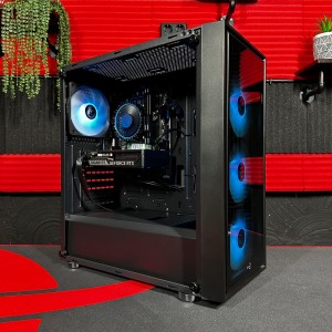 Firebreather Only1 I2456 Intel Core i5 12400F 6-Core (12 threads) tot 4.4Ghz NVIDIA GeForce RTX 5060 8GB 1TB NVMe SSD 16GB DDR4 RAM