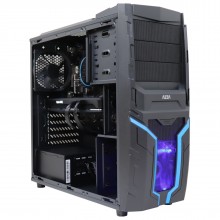 Firebreather Air I13750 Intel Core i3 13100F 4-Core (8 threads) tot 4.5Ghz Intel ARC A750 kaart 512GB SSD 16GB DDR4