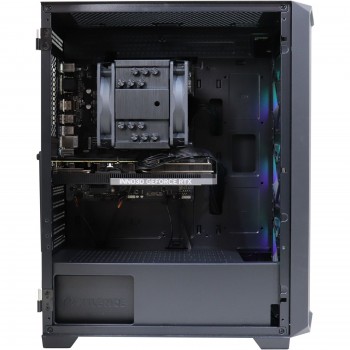 Firebreather Mountain I4456 Intel Core i5 14400F 10-Core (16 threads) tot 4.70Ghz Nvidia RTX 5060 kaart 1TB SSD 16GB DDR5