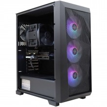 Firebreather Eden A7557X3D AMD Ryzen 5 7500X3D 6-Core (12 threads) tot 4.5Ghz Nvidia RTX 5070 Ti 16GB kaart 1TB NVME SSD 16GB DDR5