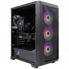 Firebreather Eruption A7597XT AMD Ryzen 7500X3D 8-Core (16 threads) tot 4.50Ghz Radeon RX 9070 XT 16GB kaart 1TB SSD 32GB DDR5