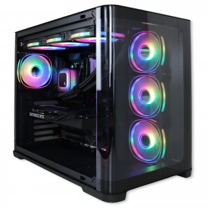 Firebreather Curve A7857 AMD Ryzen 7 7800X3D 8-Core (16 threads) tot 5.0Ghz Nvidia RTX 5070 12GB kaart 1TB SSD 32GB DDR5