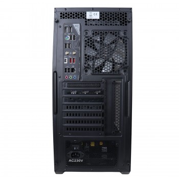 Firebreather Eden A9696 AMD Ryzen 5 9600X 6-Core (12 threads) tot 5.4Ghz Radeon RX 9060 XT 16GB kaart 1TB NVME SSD 32GB DDR5