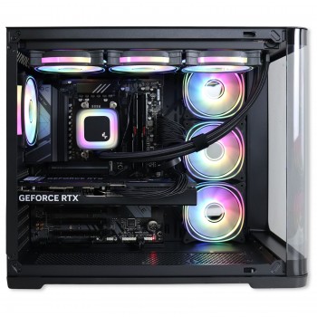 Firebreather Curve A9857T AMD Ryzen 7 9800X3D 8-Core (16 threads) tot 5.2Ghz Nvidia RTX 5070 Ti 16GB kaart 1TB SSD 32GB DDR5