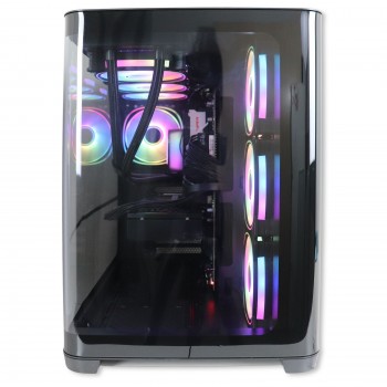 Firebreather Curve A9857T AMD Ryzen 7 9800X3D 8-Core (16 threads) tot 5.2Ghz Nvidia RTX 5070 Ti 16GB kaart 1TB SSD 32GB DDR5