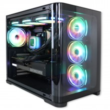 Firebreather Curve A9859 AMD Ryzen 7 9800X3D 8-Core (16 threads) tot 5.2Ghz Nvidia RTX 5090 32GB kaart 1TB SSD 32GB DDR5