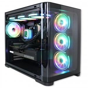 Firebreather Curve A9859 AMD Ryzen 7 9800X3D 8-Core (16 threads) tot 5.2Ghz Nvidia RTX 5090 32GB kaart 1TB SSD 32GB DDR5