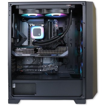 Firebreather Diamond A7597X3D High-End Gaming PC - AMD Ryzen 5 7500X3D | AMD Radeon RX 9070 XT 16GB | 32GB DDR5 RAM | 1TB NVMe SSD
