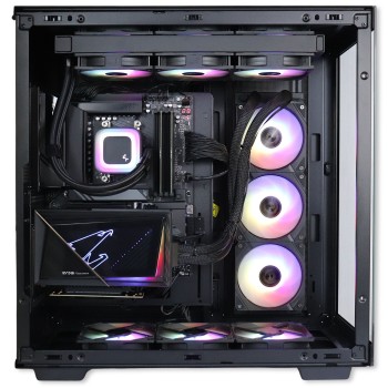 Firebreather DELUXE H2O A98558 High-End Gaming PC - AMD Ryzen 7 9850X3D | NVIDIA GeForce RTX 5080 16GB | 32GB DDR5 RAM | 1TB NVMe SSD