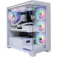 Firebreather All White A7857X3D Extreme Gaming PC - AMD Ryzen 7 7800X3D | NVIDIA GeForce RTX 5070 Ti 16GB | 32GB DDR5 RAM | 1TB NVMe SSD