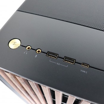 Firebreather Wood A9858 AMD Ryzen 7 9800X3D 8-Core (16 threads) tot 5.2Ghz Nvidia RTX 5080 16GB kaart 1TB SSD 32GB DDR5