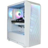 Firebreather WHITE A9657T High-End Gaming PC - AMD Ryzen 5 9600X | NVIDIA GeForce RTX 5070 Ti 16GB | 32GB DDR5 RAM | 1TB NVMe SSD