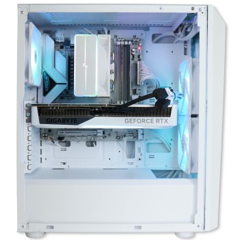 Firebreather WHITE A9657T High-End Gaming PC - AMD Ryzen 5 9600X | NVIDIA GeForce RTX 5070 Ti 16GB | 32GB DDR5 RAM | 1TB NVMe SSD