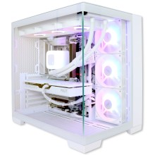 Firebreather All White A7857X3D High-End Gaming PC - AMD Ryzen 7 7800X3D | NVIDIA GeForce RTX 5070 | 16GB DDR5 RAM | 1TB NVMe SSD