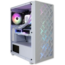 Firebreather White A8458I Gaming PC - AMD Ryzen 5 8400F | Intel Arc B580 12GB | 16GB DDR5 RAM | 1TB NVMe SSD