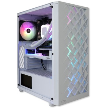 Firebreather White A8458I Gaming PC - AMD Ryzen 5 8400F | Intel Arc B580 12GB | 16GB DDR5 RAM | 1TB NVMe SSD