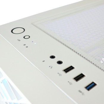 Firebreather White A8458I Gaming PC - AMD Ryzen 5 8400F | Intel Arc B580 12GB | 16GB DDR5 RAM | 1TB NVMe SSD