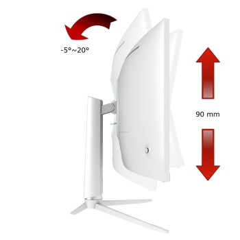 LC-Power LC-M34-Q-C-PRO – 34″ Curved UltraWide Gaming Monitor (165 Hz, UWQHD, USB-C 65W, KVM)