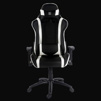 LC-Power LC-GC-2 - Ergonomische Gaming Stoel - Zwart/Wit - tot 150kg gewicht