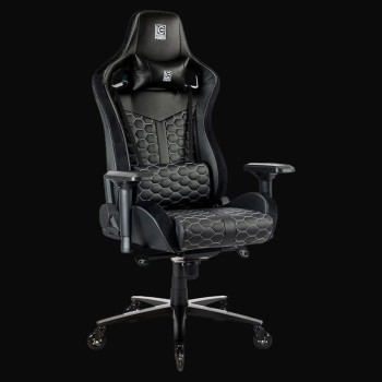 LC-Power LC-GC-801BW - Ergonomische Gaming Stoel - Zwart - tot 150kg gewicht