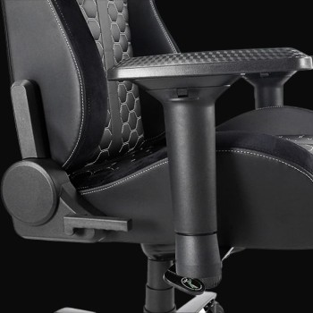 LC-Power LC-GC-801BW - Ergonomische Gaming Stoel - Zwart - tot 150kg gewicht