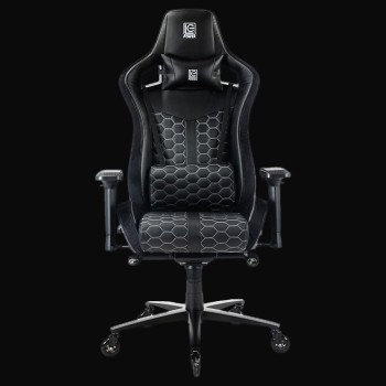 LC-Power LC-GC-801BW - Ergonomische Gaming Stoel - Zwart - tot 150kg gewicht